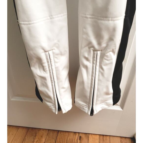 Goldbergh Parry Faux Fur Trim Ski Suit Jumpsuit White One Piece US 12 $1200 NEW - Picture 6 of 10